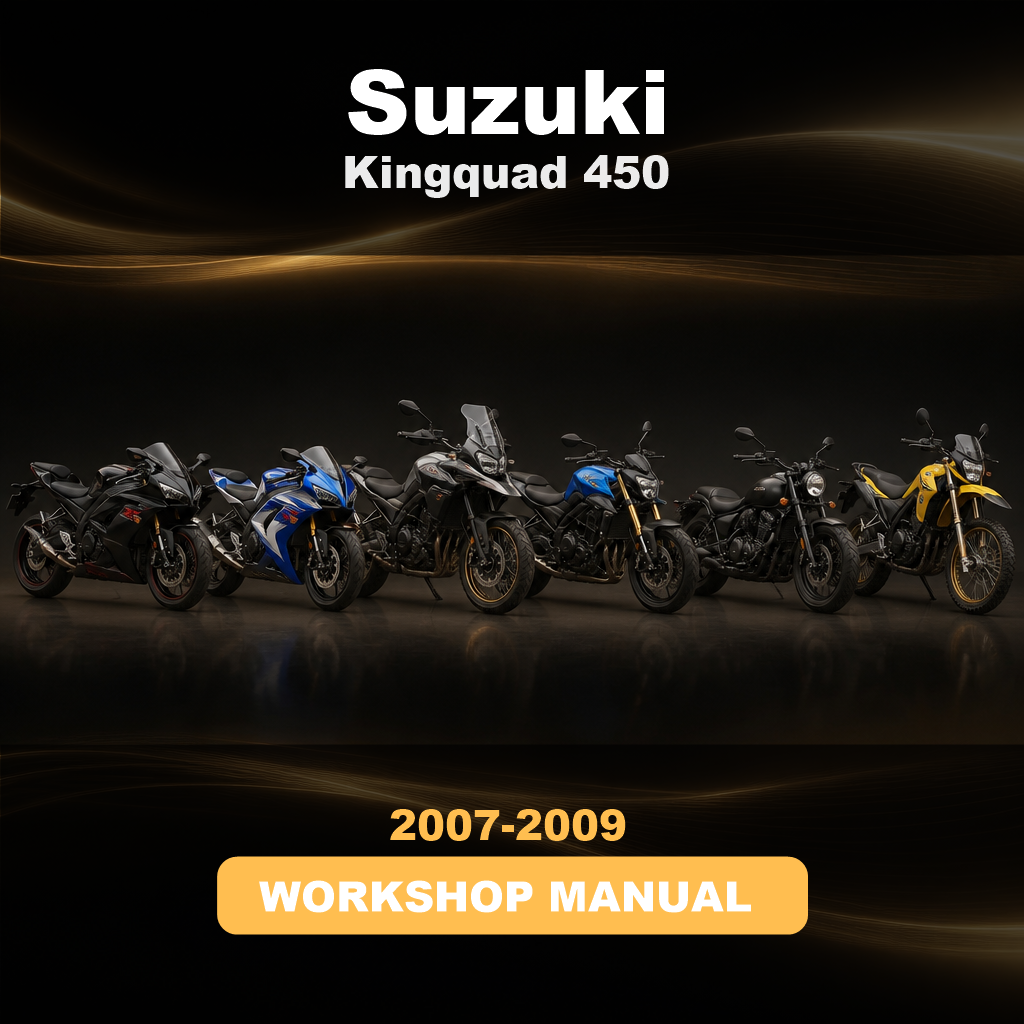 SUZUKI Kingquad 450 2007-2009 Workshop Service Repair Manual