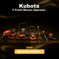KUBOTA F2000 Front Mower Operator Manual