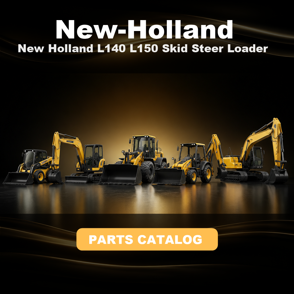 New Holland L140 L150 Skid Steer Loader Service Parts Catalogue Manual