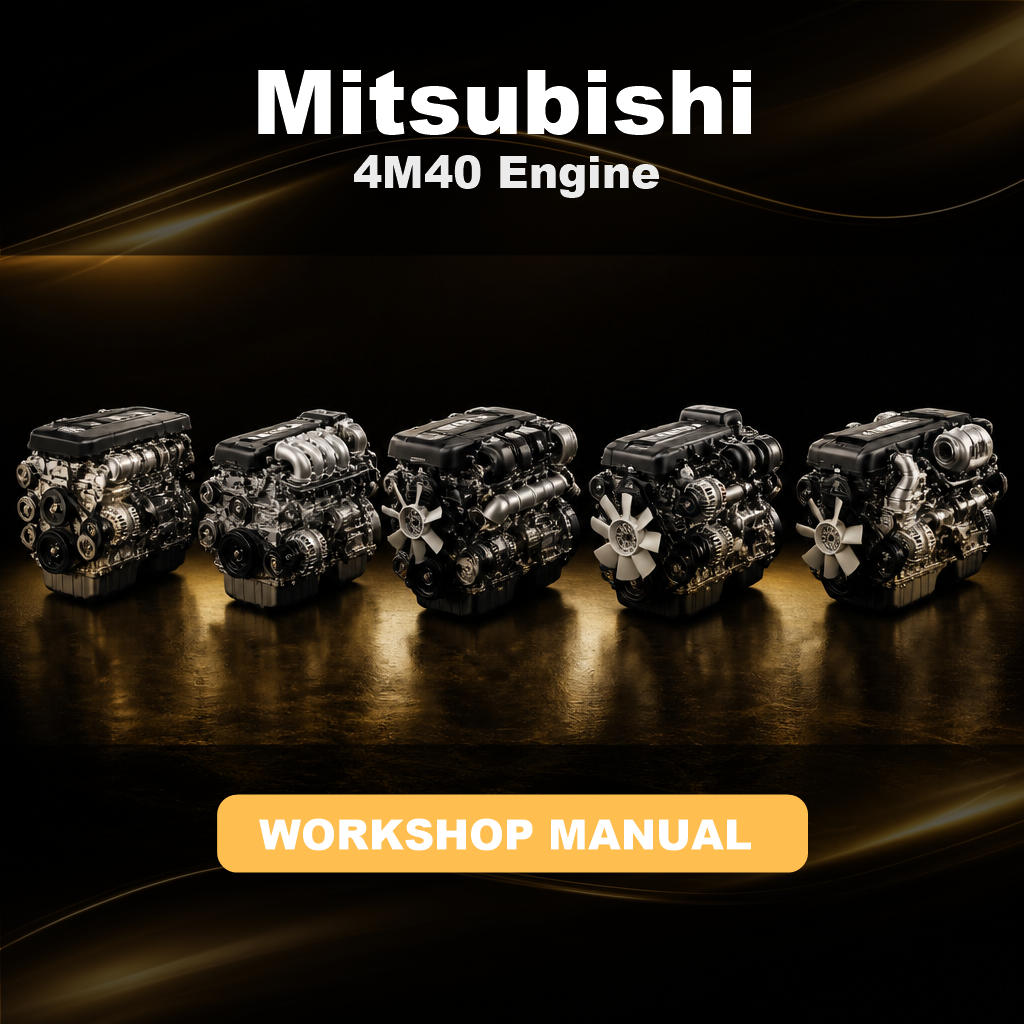 MITSUBISHI 4M40 Engine Workshop Service Manual