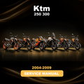 KTM 250 300 2004-2009 Factory Service Repair Manual