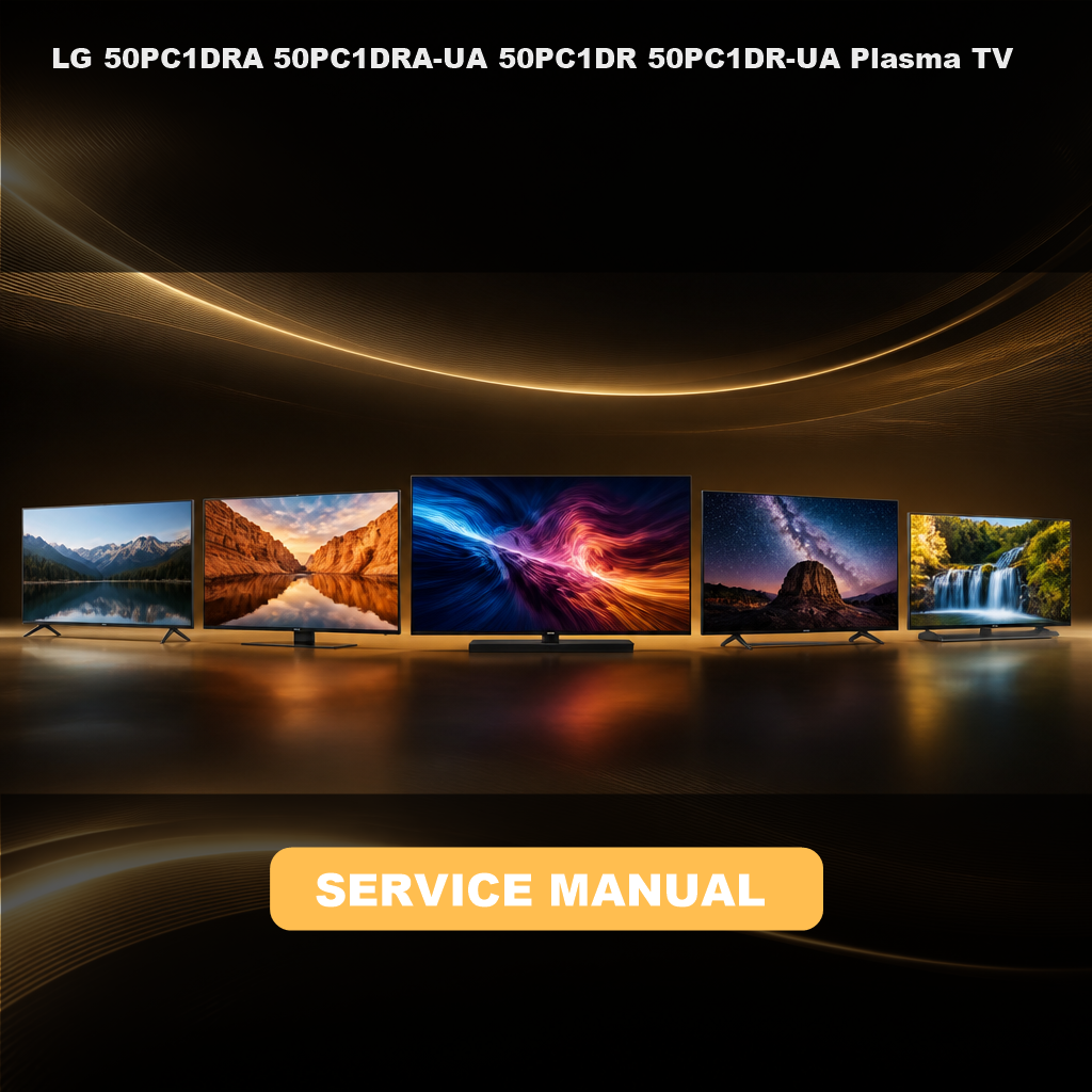 LG 50PC1DRA 50PC1DRA-UA 50PC1DR 50PC1DR-UA Plasma TV Service