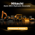 HITACHI Zaxis 200-3 Hydraulic Excavator Complete Workshop Service Repair Manual