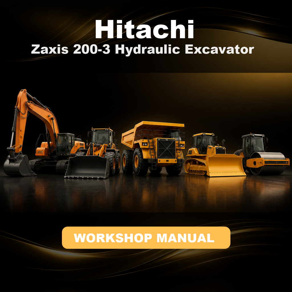 HITACHI Zaxis 200-3 Hydraulic Excavator Complete Workshop Service Repair Manual