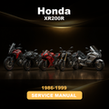 HONDA XR200R 1986-1999 Service Repair Manual