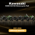 KAWASAKI KX85 KX100 Motorcycle Full Service & Repair Manual 2001-2006