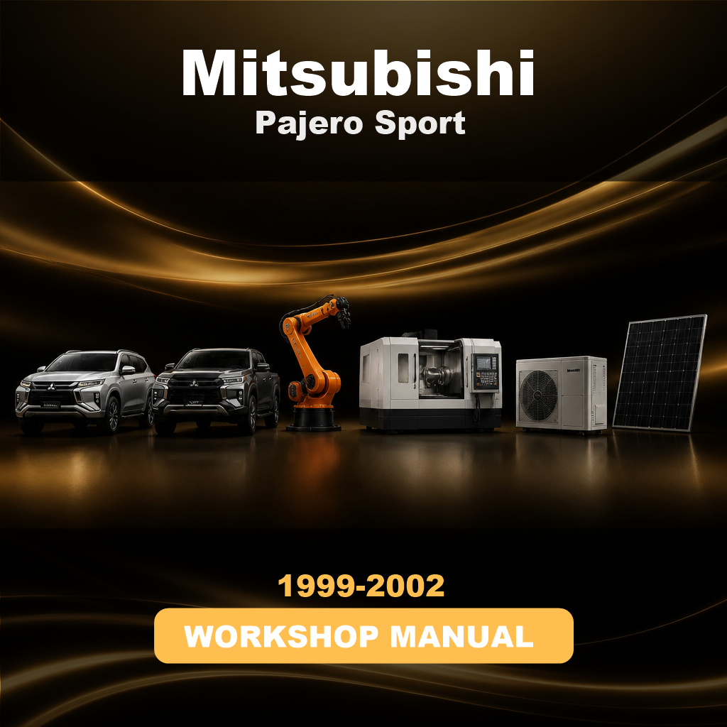 MITSUBISHI Pajero Sport 1999-2002 Workshop Service Manual