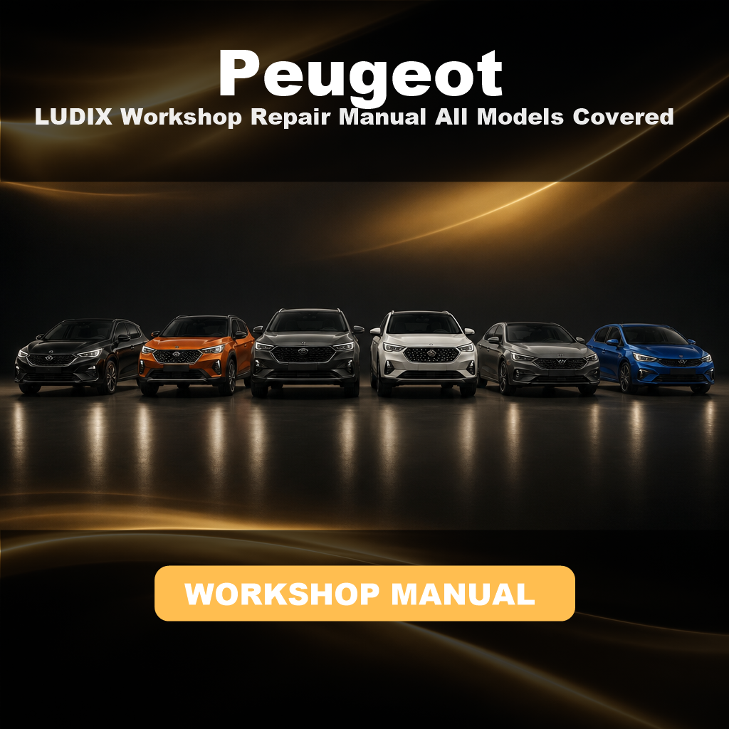 PEUGEOT LUDIX Workshop Repair Manual All Models Covered