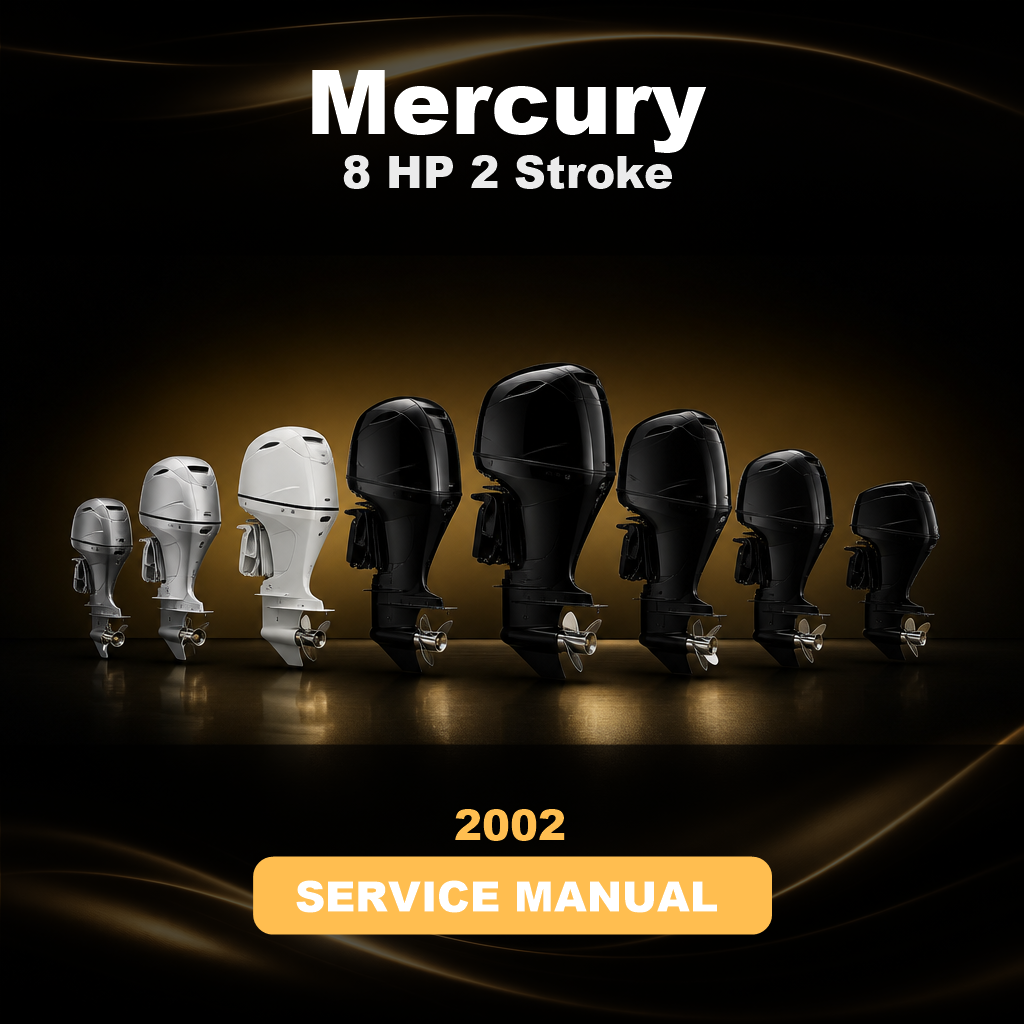 MERCURY 8 HP 2 Stroke 2002 Factory Service & Work Shop Manual