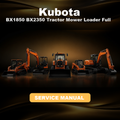KUBOTA BX1850 BX2350 Tractor Mower Loader Full Service & Repair Manual