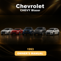 1993 CHEVROLET / CHEVY Blazer Owners Manual
