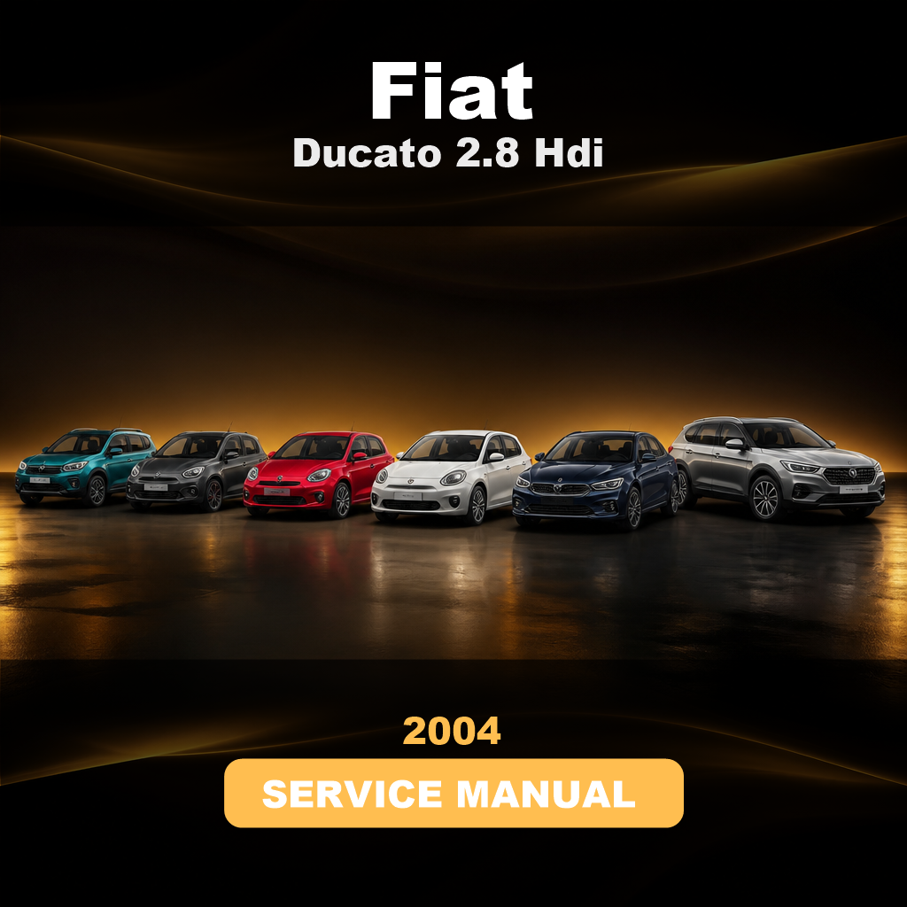 FIAT Ducato 2.8 Hdi 2004 Service Manual