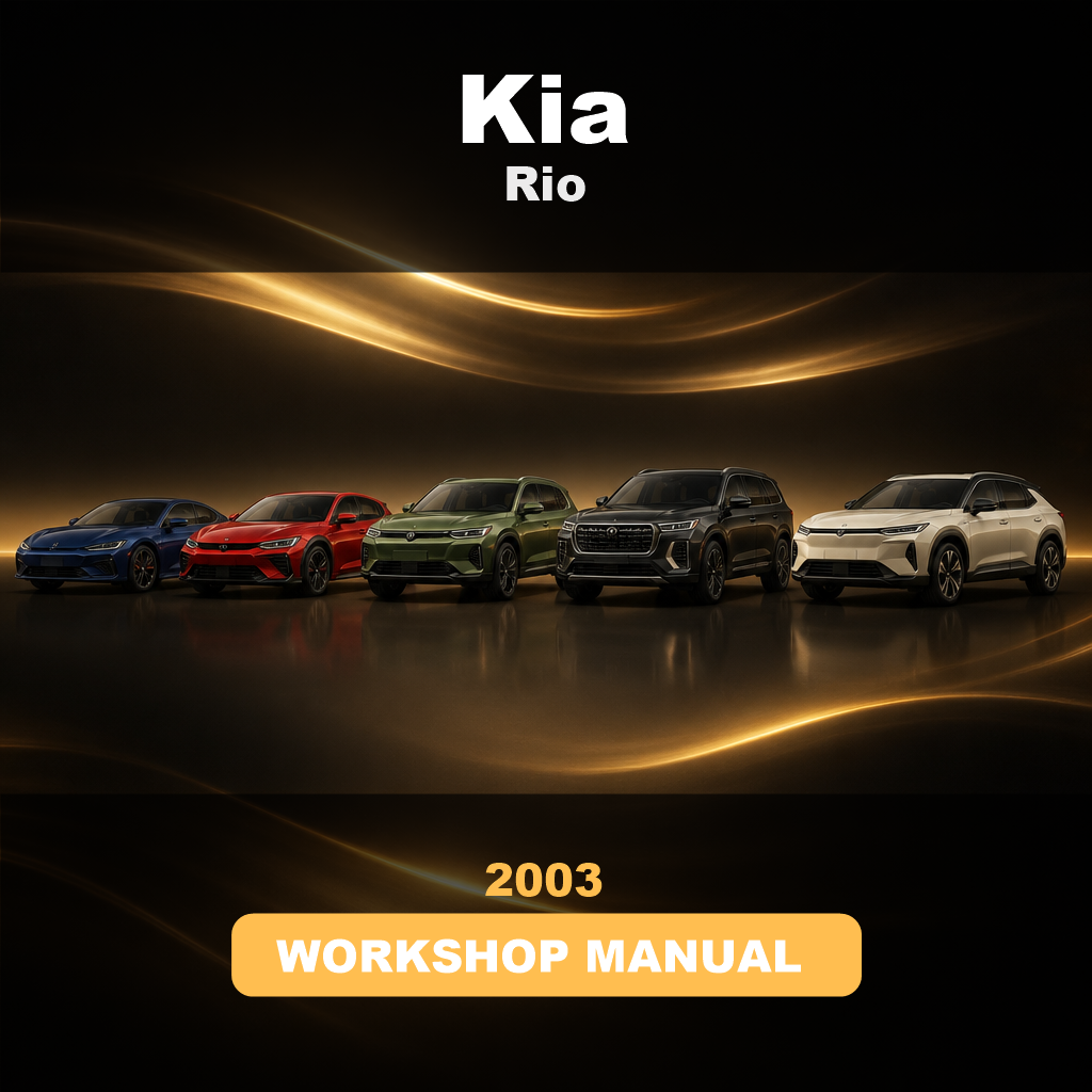 KIA Rio 2003 Workshop Service Manual For Repair