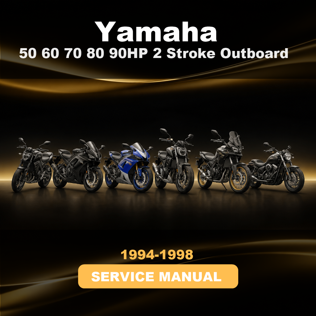 1994-1998 YAMAHA 50 60 70 80 90HP 2 Stroke Outboard Repair