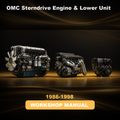 OMC Sterndrive Engine & Lower Unit 1986-1998 Workshop Service Repair Manual