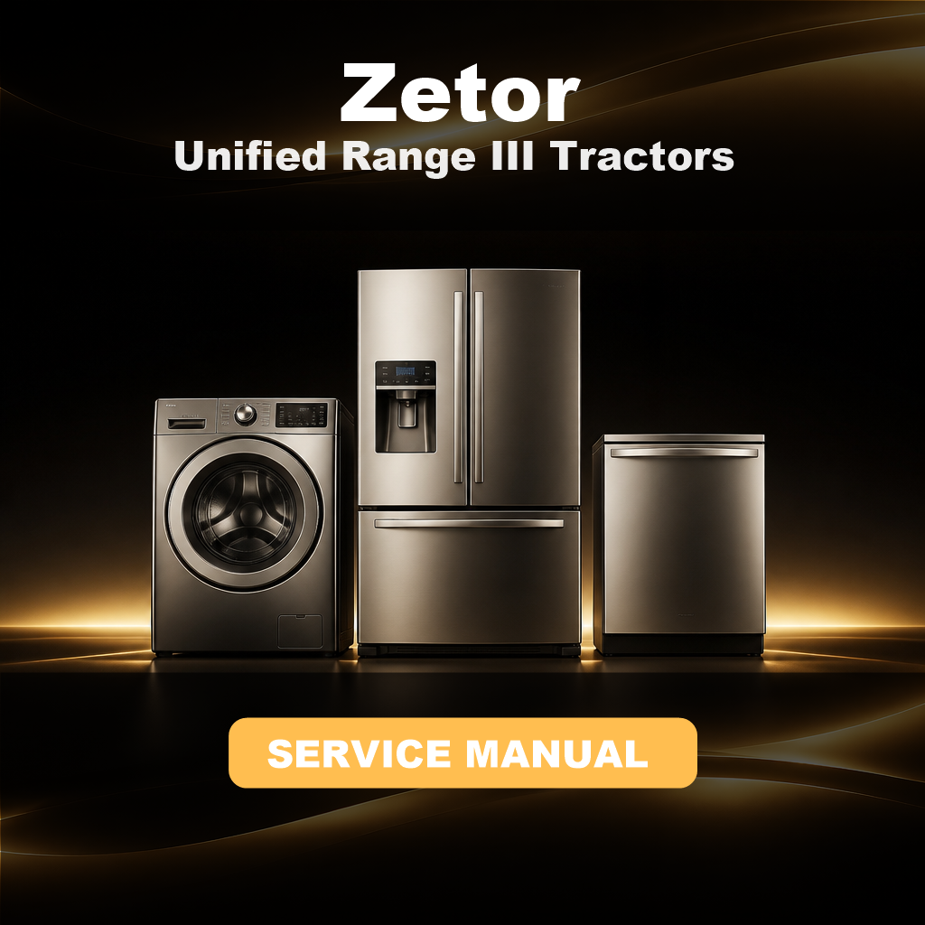 ZETOR Unified Range III Tractors Service & Repair Manual