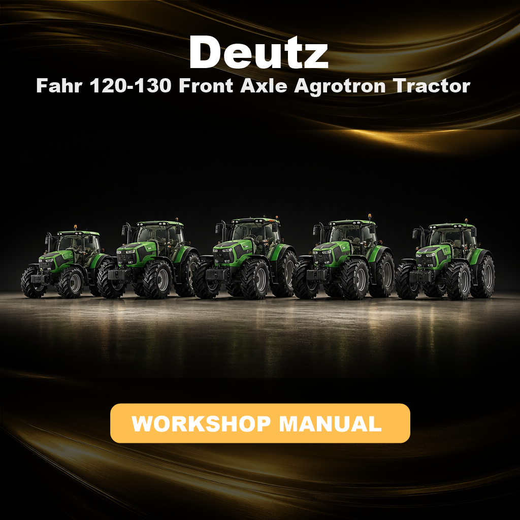 DEUTZ Fahr 120-130 Front Axle Agrotron Tractor Service Repair Workshop Manual