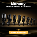 1997 MERCURY MERCRUISER 5.7L INBOARD Factory Service & Work Shop Manual