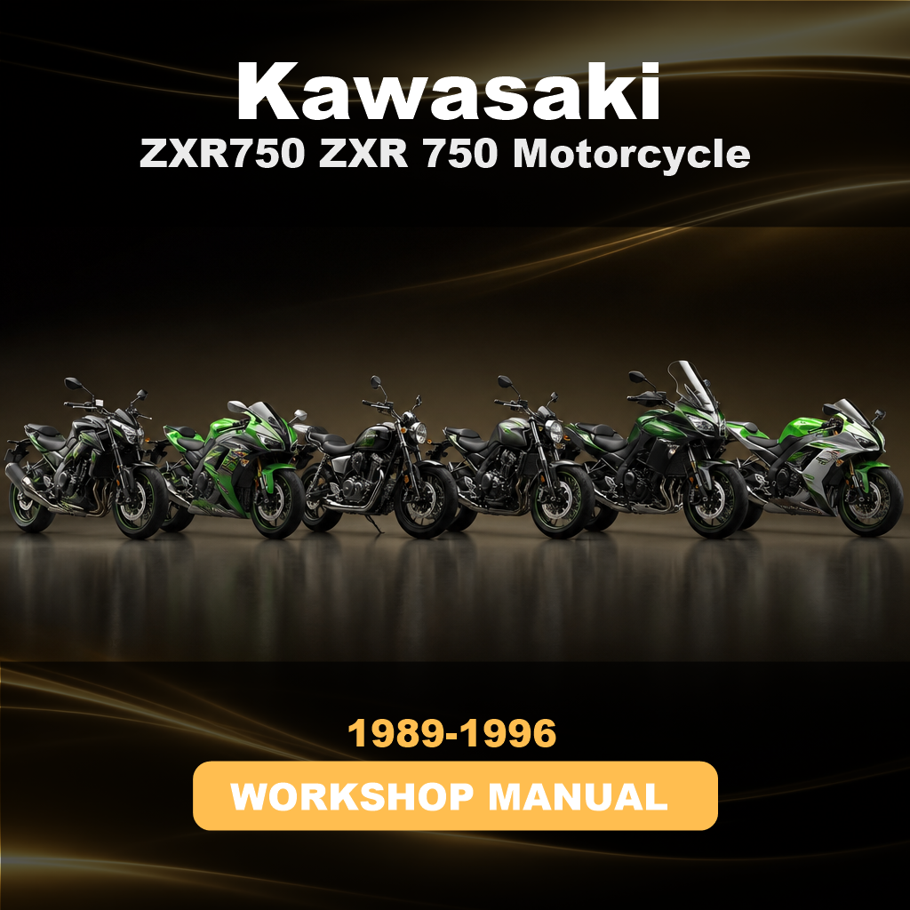 KAWASAKI ZXR750 ZXR 750 Motorcycle Complete Workshop Service Repair Manual 1989 1990 1991 1992 1993 1994 1995 1996