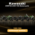 KAWASAKI ZXR750 ZXR 750 Motorcycle Complete Workshop Service Repair Manual 1989 1990 1991 1992 1993 1994 1995 1996