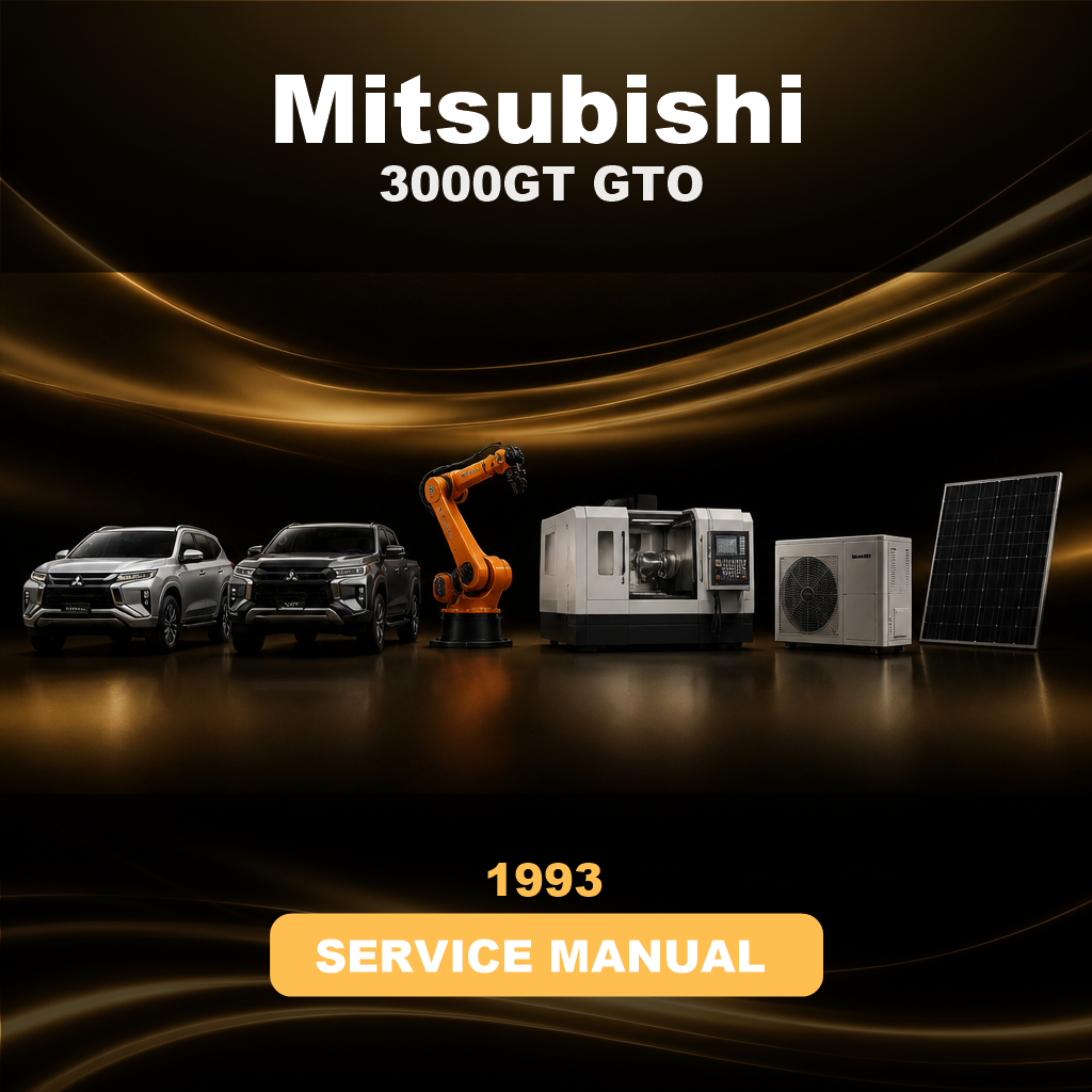 MITSUBISHI 3000GT GTO 1993 Repair Service Manual