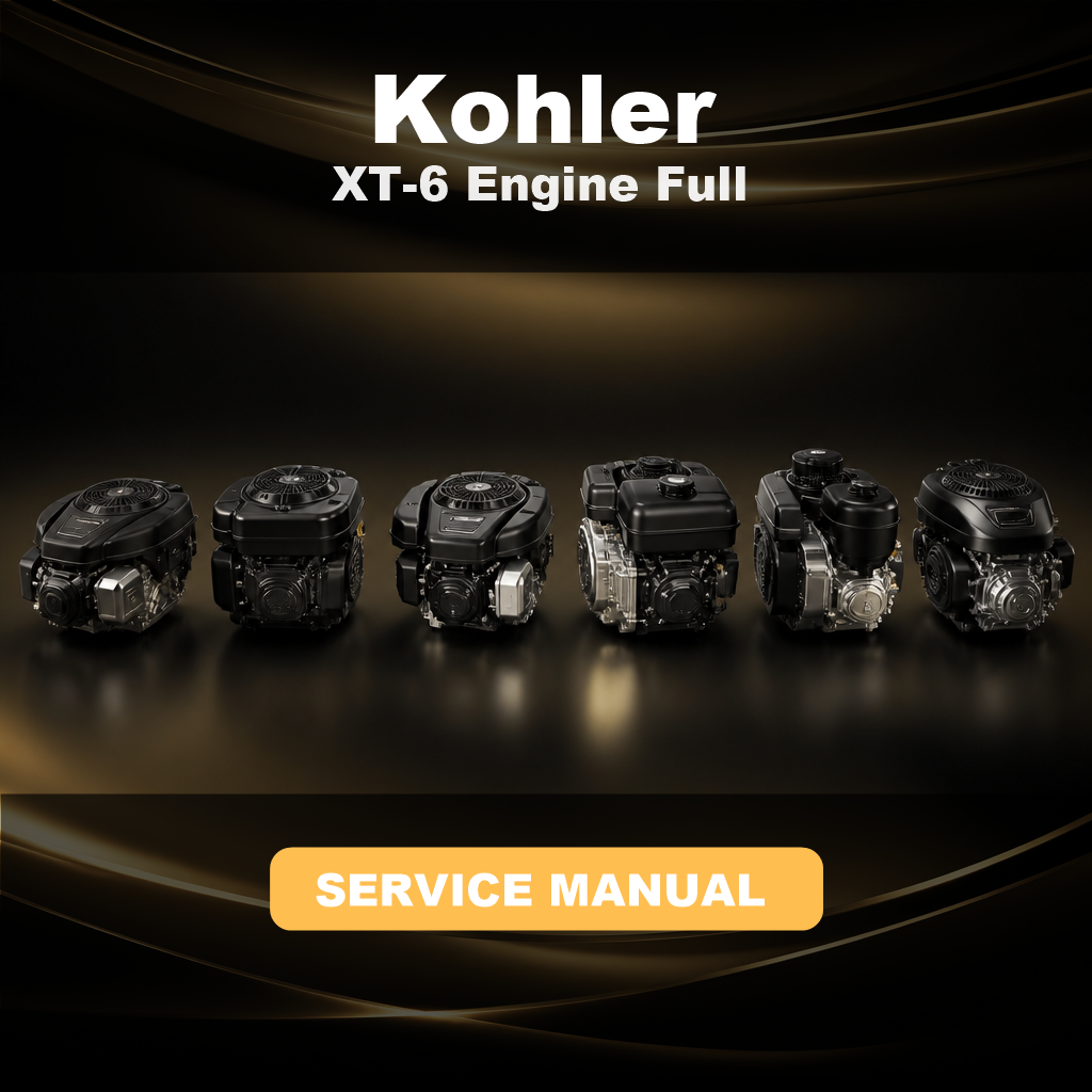 KOHLER XT-6 Engine Full Service Repair Manual