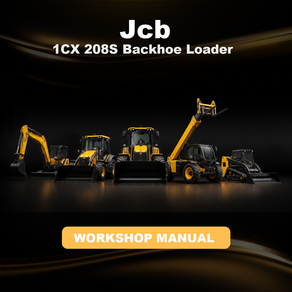 JCB 1CX 208S Backhoe Loader Workshop Service Repair Manual