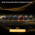 1976 Rupp Snowmobile Nitro N Magnum Chassis Parts Manual