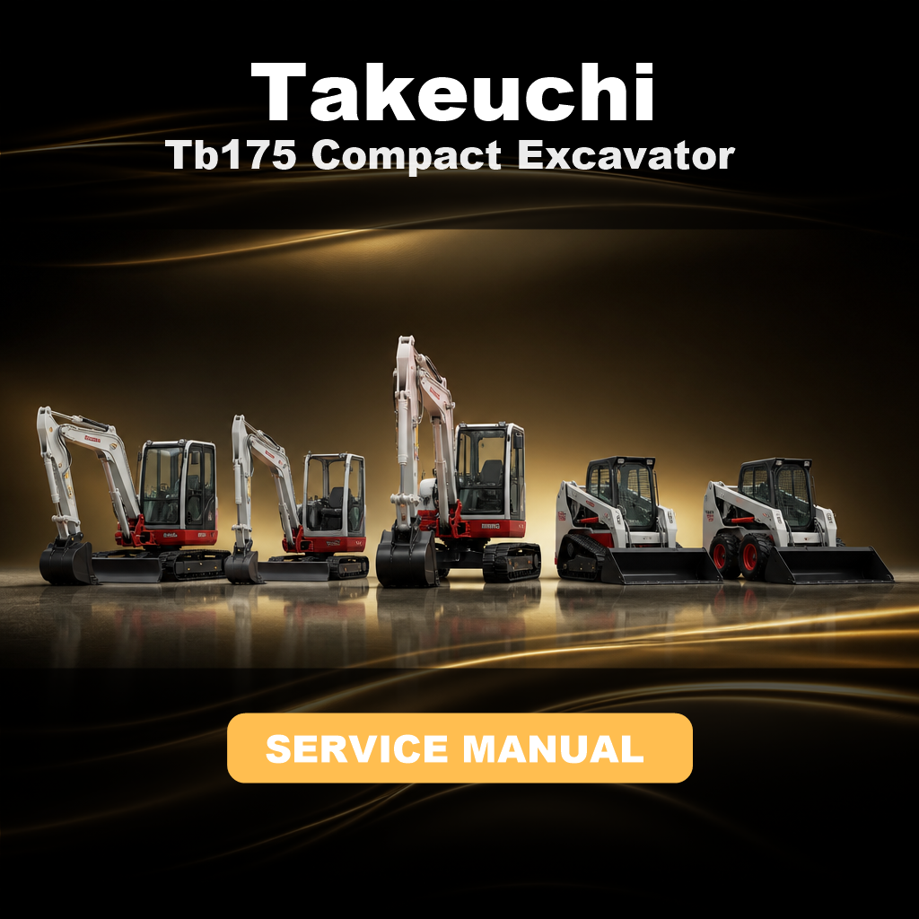 TAKEUCHI Tb175 Compact Excavator Factory Service Manual