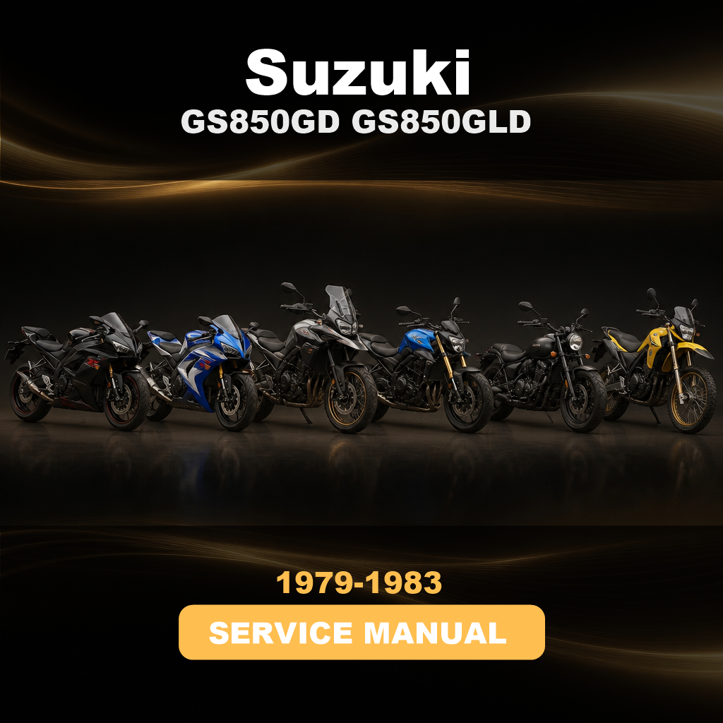 SUZUKI GS850GD GS850GLD 1979-1983 Service Repair Manual