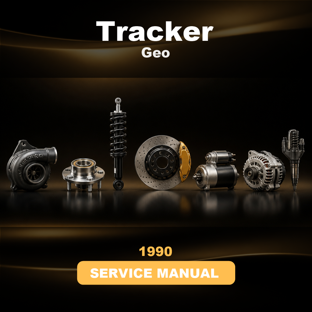 1990 Geo TRACKER Service & Repair Manual