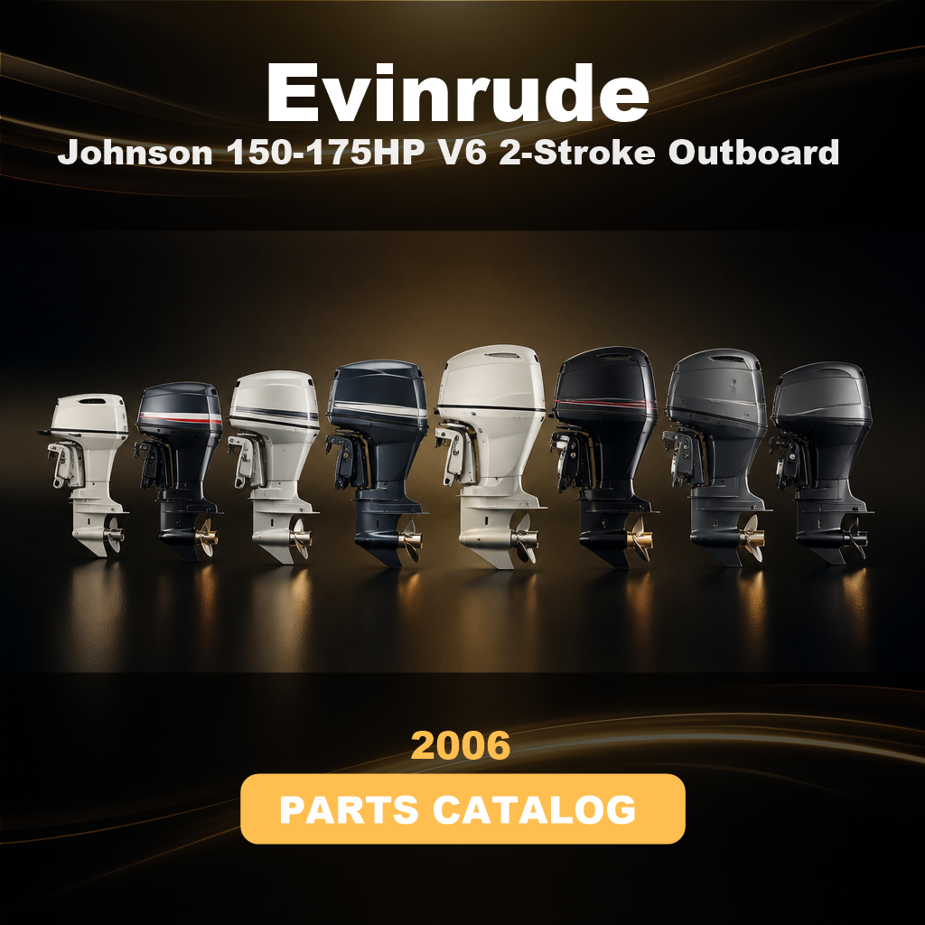 2006 Johnson EVINRUDE 150-175HP V6 2-Stroke Outboard Parts Catalog Manual