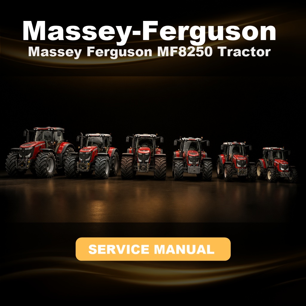 Massey Ferguson MF8250 Tractor Service Repair Manual
