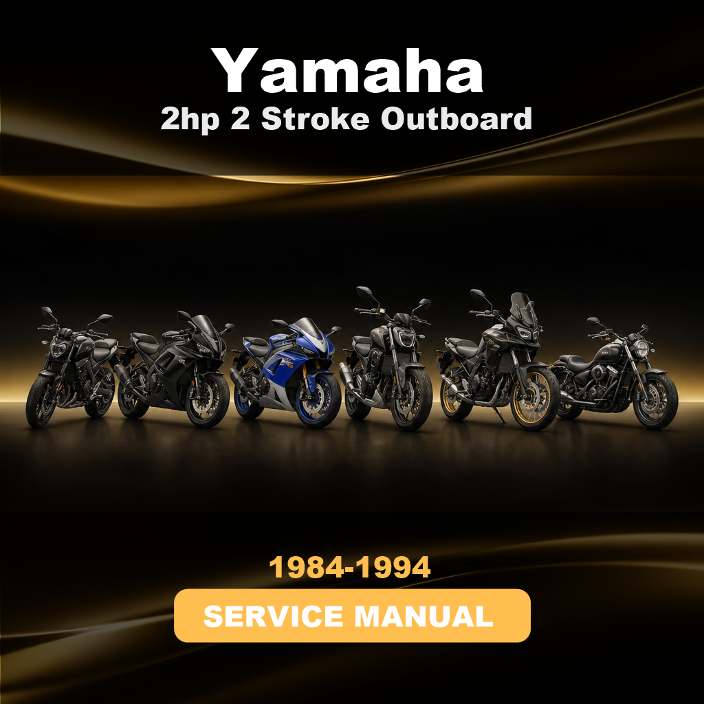 YAMAHA 2hp 2 Stroke Outboard 1984-1994 Service Repair Shop Manual