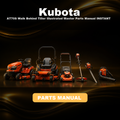 KUBOTA AT70S Walk Behind Tiller Illustrated Master Parts Manual INSTANT
