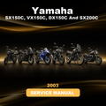 2003 YAMAHA SX150C, VX150C, DX150C And SX200C Service Manual