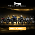 SYM Citycom 300i Scooter Service Repair Manual