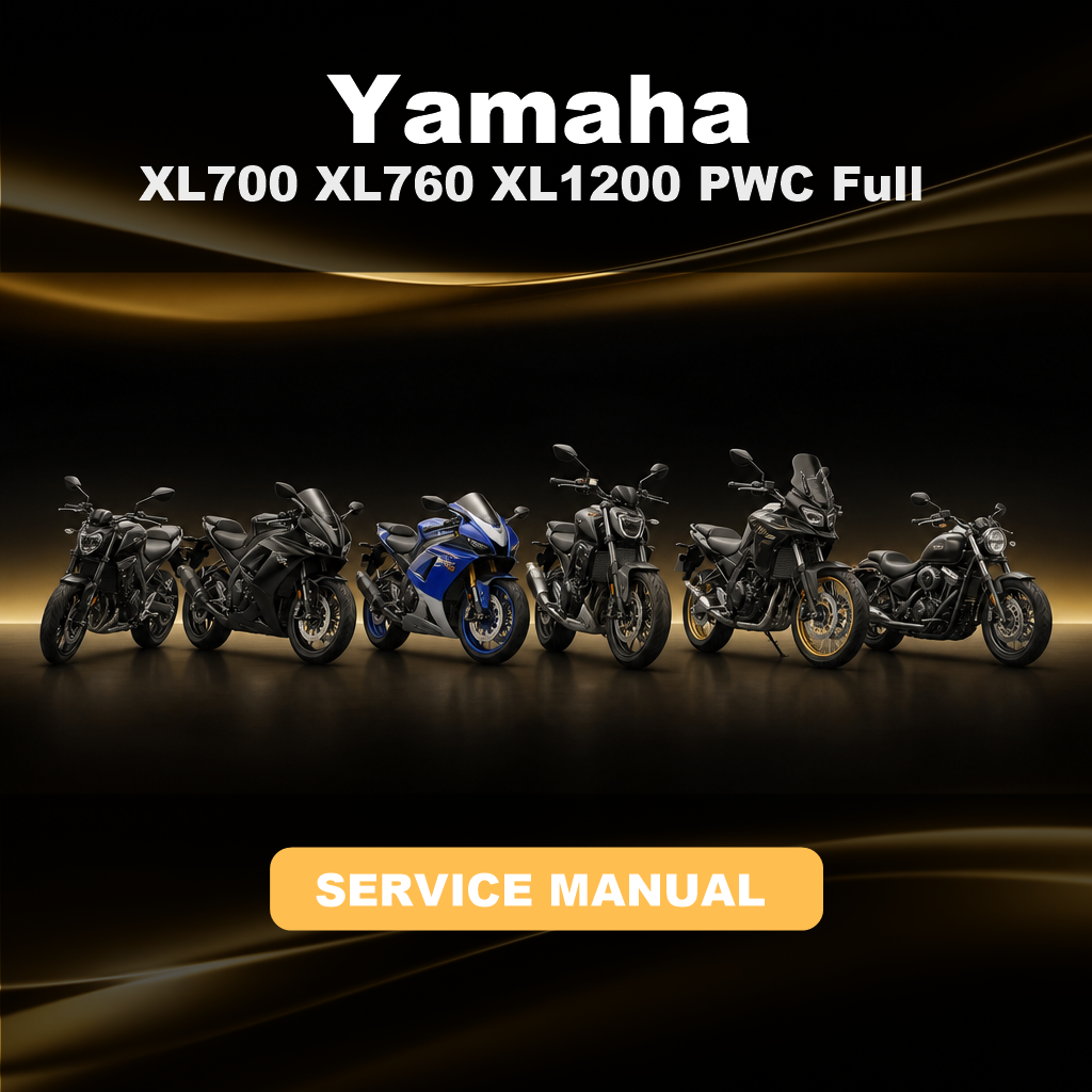 YAMAHA XL700 XL760 XL1200 PWC Full Service & Repair Manual