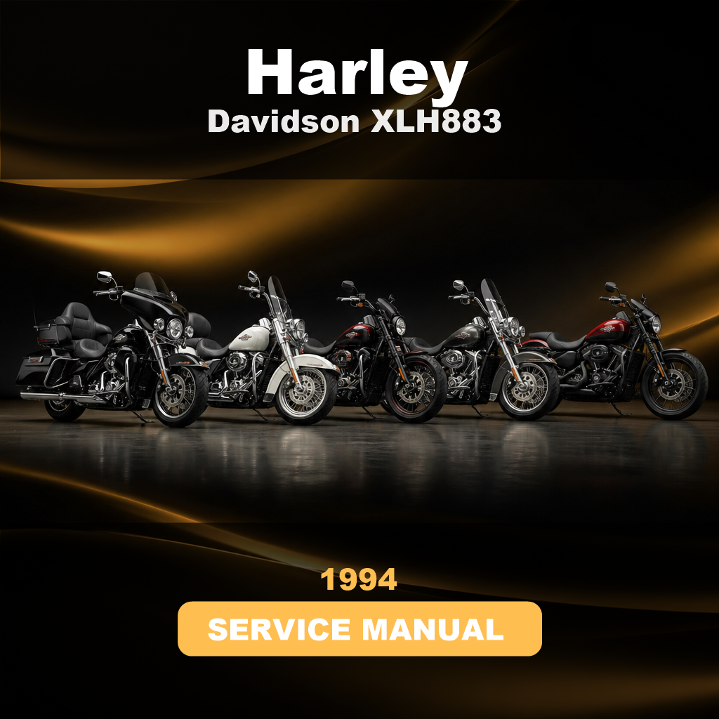 1994 HARLEY Davidson XLH883 Factory Service & Work Shop Manual