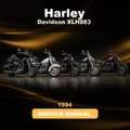 1994 HARLEY Davidson XLH883 Factory Service & Work Shop Manual