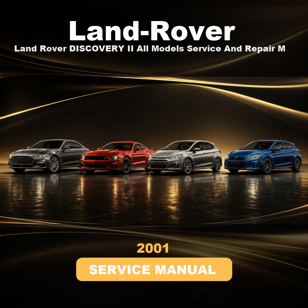 2001 Land Rover DISCOVERY II All Models Service And Repair M