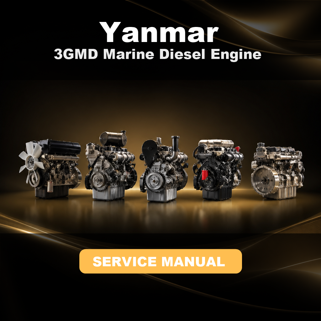 YANMAR 3GMD Marine Diesel Engine Factory Service & Work Shop Manual