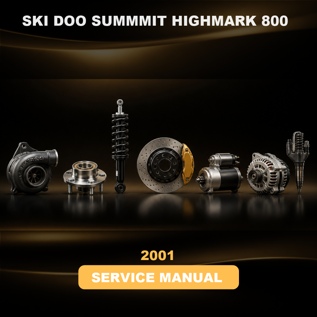 2001 SKI DOO SUMMMIT HIGHMARK 800 Factory Service & Work Shop Manual