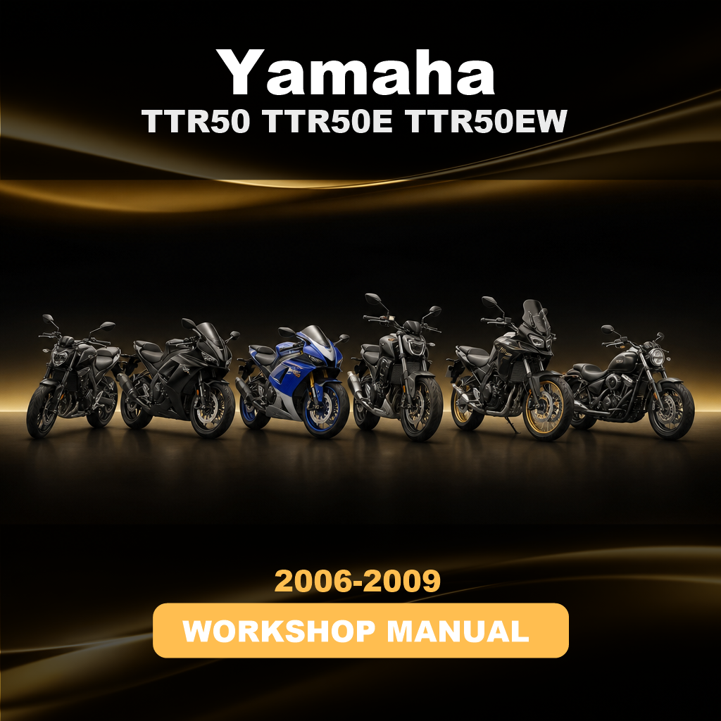 YAMAHA TTR50 TTR50E TTR50EW COMPLETE Workshop Repair Manual 2006-2009