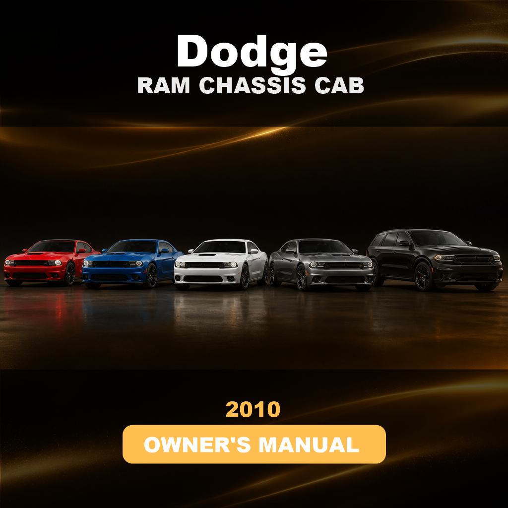 DODGE RAM2010 CHASSIS CAB Owners Manual