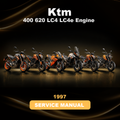 1997 KTM 400 620 LC4 LC4e Engine Service & Repair Manual
