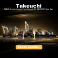 TAKEUCHI TL240 Crawler Loader Parts Manual (SN 224000001 And Up)