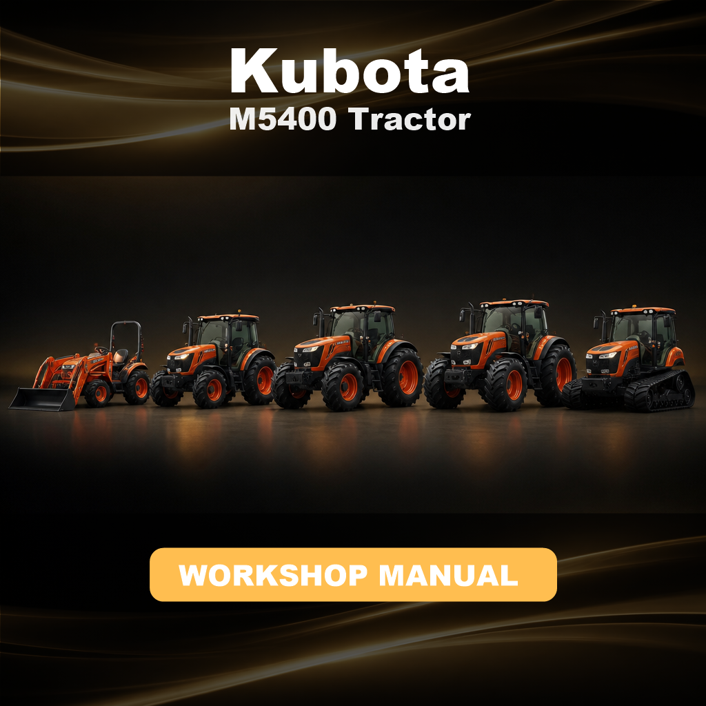 KUBOTA M5400 Tractor Service Repair Workshop Manual