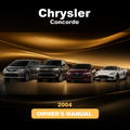 2004 CHRYSLER Concorde Owners Manual