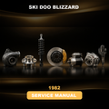 1982 SKI DOO BLIZZARD 9700 Factory Service & Work Shop Manual